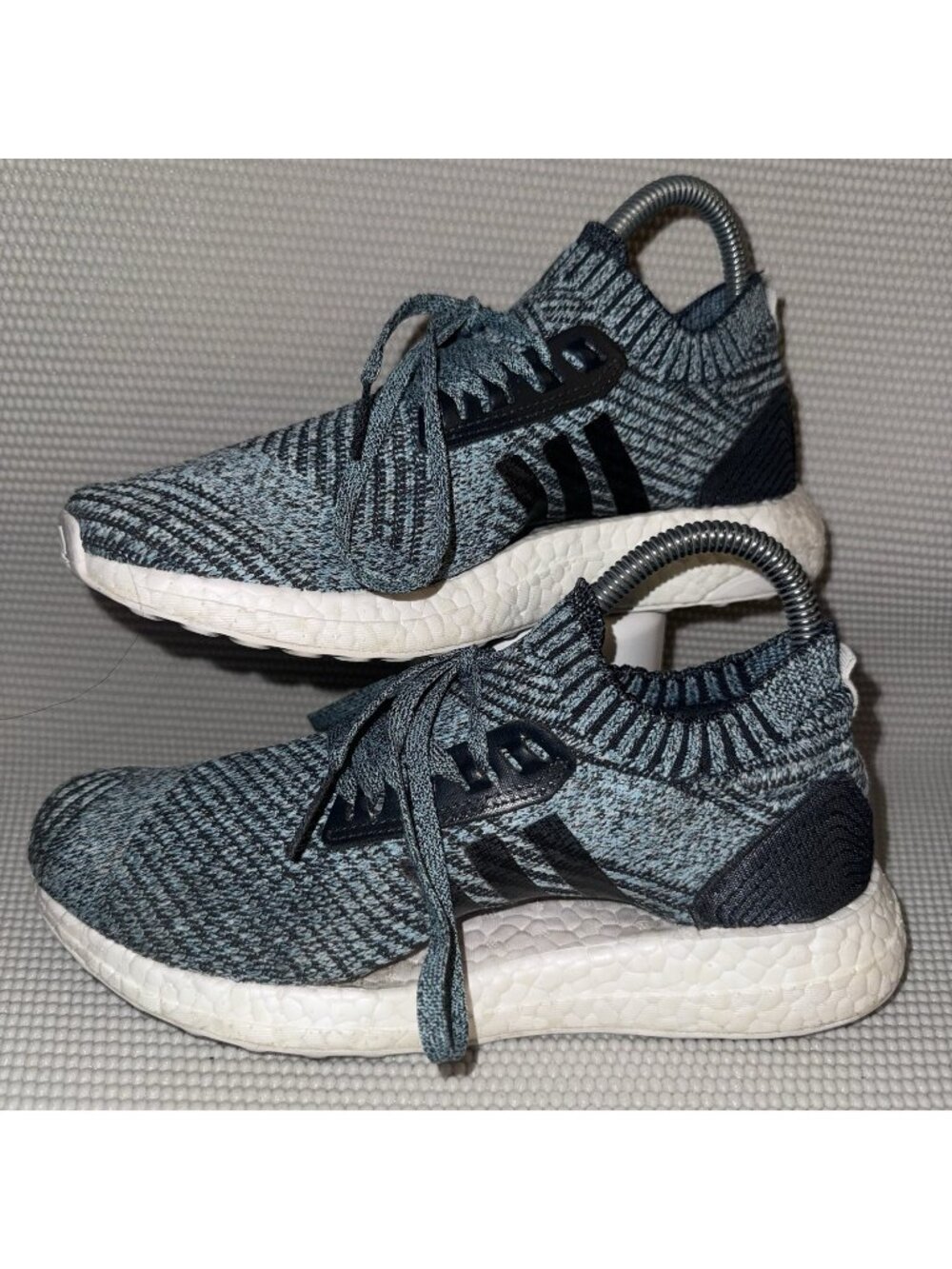 Adidas UltraBoost X Parley Carbon Blue Running Comfort Gym Shoes Women’s Sz 5.5